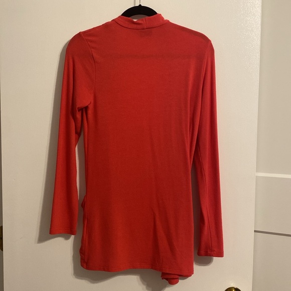 MOD LUSIVE cardigan pink open front pockets size medium - Picture 6 of 6